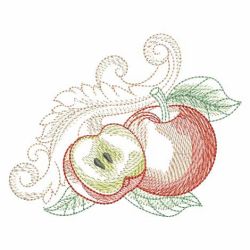 Baroque Fruit 03(Md) machine embroidery designs