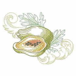 Baroque Fruit 06(Md) machine embroidery designs