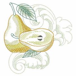 Baroque Fruit 07(Md) machine embroidery designs