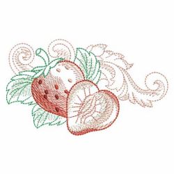 Baroque Fruit 08(Md) machine embroidery designs