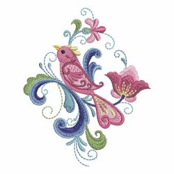 Rosemaling Bird 03(Sm) machine embroidery designs