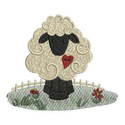 Country Sheep 01 machine embroidery designs