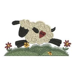 Country Sheep 06 machine embroidery designs