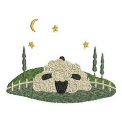 Country Sheep 08 machine embroidery designs