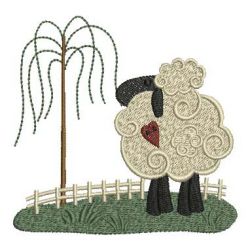 Country Sheep 10 machine embroidery designs