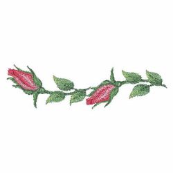 Watercolor Red Roses 08(Md) machine embroidery designs