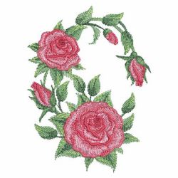 Watercolor Red Roses 10(Lg)