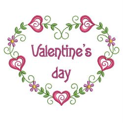 Happy Valentines Day 01 machine embroidery designs