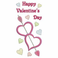 Happy Valentines Day 04 machine embroidery designs