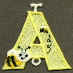 FSL Bear Alphabet 02 machine embroidery designs