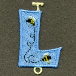 FSL Bear Alphabet 13 machine embroidery designs