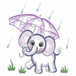 Vintage Baby Elephant 06(Md) machine embroidery designs