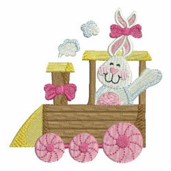 Easter Train machine embroidery designs
