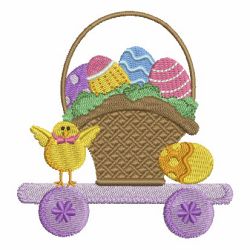 Easter Train 05 machine embroidery designs