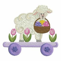 Easter Train 09 machine embroidery designs