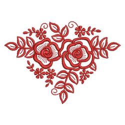 Simple Roses 11(Md) machine embroidery designs
