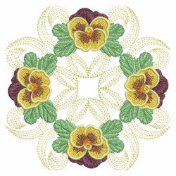 Pansy Decor 04(Md) machine embroidery designs