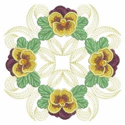 Pansy Decor 04(Lg) machine embroidery designs