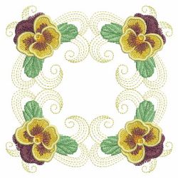 Pansy Decor 07(Lg) machine embroidery designs