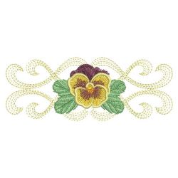Pansy Decor 08(Md) machine embroidery designs