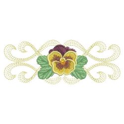 Pansy Decor 08(Sm) machine embroidery designs