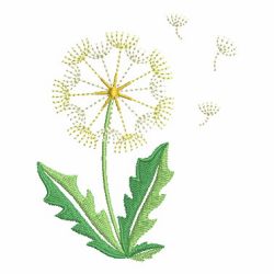 Dandelion machine embroidery designs