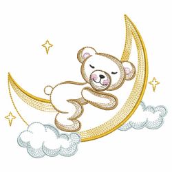 Sleepy Bear 02(Md) machine embroidery designs