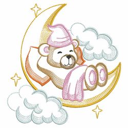 Sleepy Bear 07(Lg) machine embroidery designs