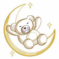 Sleepy Bear 09(Lg) machine embroidery designs