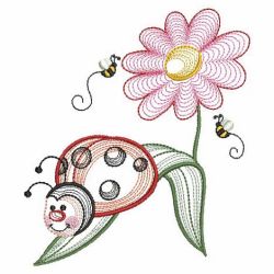 Sweet Little Ladybug 09(Md) machine embroidery designs