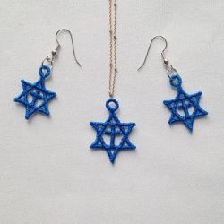 FSL Earrings And Pendant machine embroidery designs