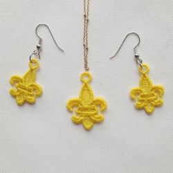 FSL Earrings And Pendant 02 machine embroidery designs