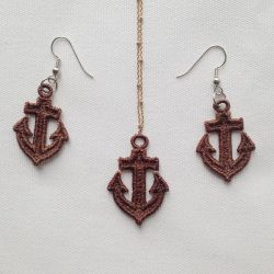 FSL Earrings And Pendant 03 machine embroidery designs
