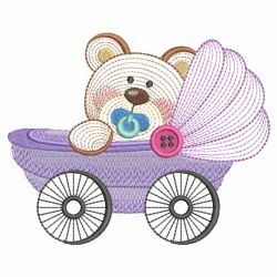 Rippled Adorable Bear 08(Lg) machine embroidery designs