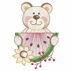 Rippled Adorable Bear 09(Md) machine embroidery designs