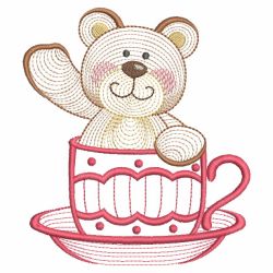 Rippled Adorable Bear 10(Md) machine embroidery designs