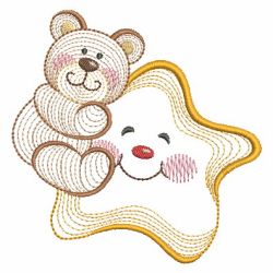 Rippled Adorable Bear 11(Sm) machine embroidery designs