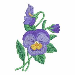 Pansy 2 04 machine embroidery designs