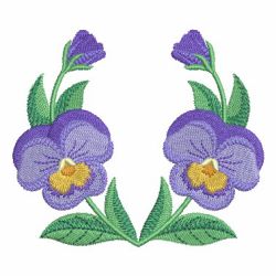 Pansy 2 09 machine embroidery designs