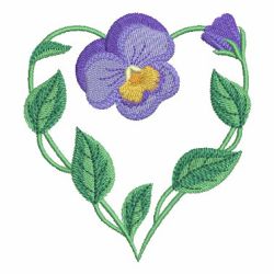 Pansy 2 12 machine embroidery designs