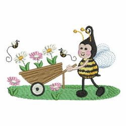 Cute Bees 10 machine embroidery designs