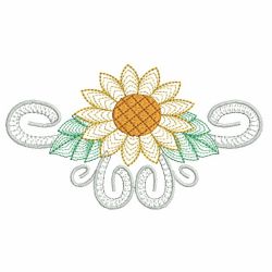 Vintage Sunflowers 05(Lg) machine embroidery designs