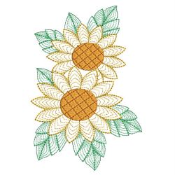 Vintage Sunflowers 08(Lg) machine embroidery designs