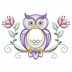 Spring Owls 03(Md) machine embroidery designs