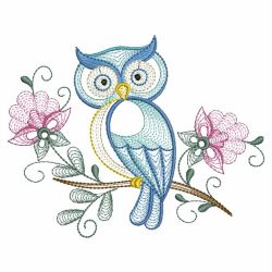 Spring Owls 04(Lg) machine embroidery designs