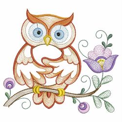 Spring Owls 08(Md) machine embroidery designs