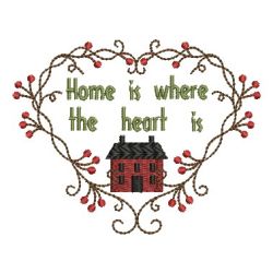 Home Is Where The Heart Is machine embroidery designs