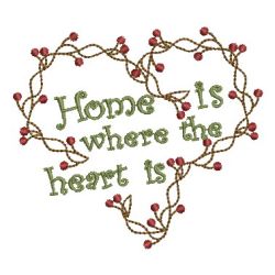 Home Is Where The Heart Is 03 machine embroidery designs