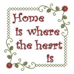 Home Is Where The Heart Is 06 machine embroidery designs