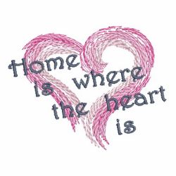Home Is Where The Heart Is 08 machine embroidery designs
